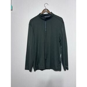 G.H. Bass & Co Mens Shirt Pullover 1/4 Zip Dry Wicking Stretch XL Soft